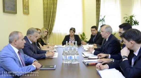 Արդարադատության նախարարն ընդունել է ԱՄՀ հայաստանյան առաքելության ղեկավարի գլխավորած պատվիրակությանը