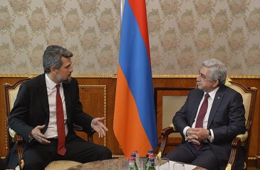 Նախագահն ընդունել է Թուրքիայի խորհրդարանի պատգամավոր Գարո Փայլանին