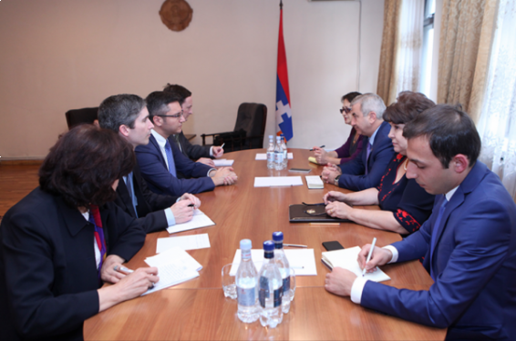 Արցախի ԱԺ նախագահը հանդիպել է ԵԱՀԿ ԽՎ Հարավային Կովկասի հարցերով հատուկ ներկայացուցչին