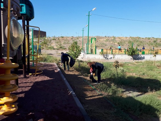 Photo. Շենգավիթ վարչական շրջանում մեկնարկել է համաքաղաքային շաբաթօրյակը