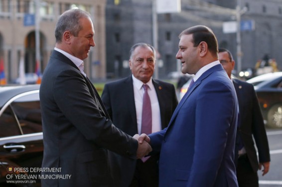 Տարոն Մարգարյանն ընդունել է ՌԴ Դոնի Ռոստովի քաղաքապետի գլխավորած պատվիրակությանը