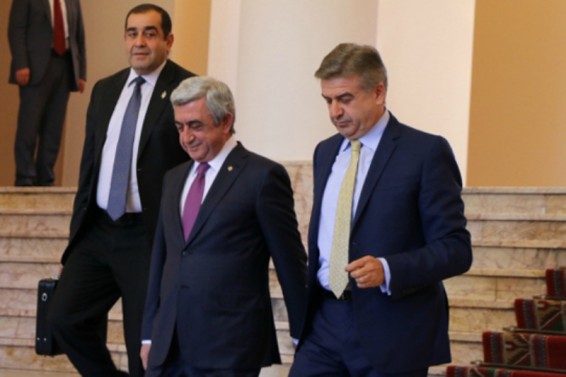 «Ժամանակ». Սերժ Սարգսյան-Կարեն Կարապետյան մեծ համաձայնությունը կայացել է. դերերը բաշխվել են