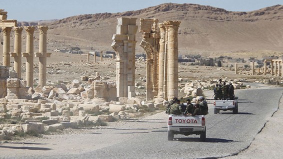 Սիրիական բանակը հայտնաբերել է ԻՊ-ի կողմից Դամասկոսից գողացված տոննաներով հացահատիկ