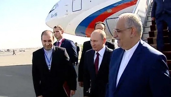 VIDEO: Владимир Путин прибыл в Тегеран