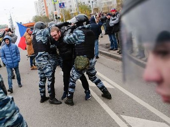 Մոսկվայի կենտրոնում ավելի քան 250 մարդ է ձերբակալվել