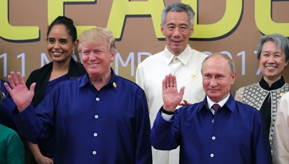 Путин и Трамп пообщались на ногах во второй день саммита АТЭС