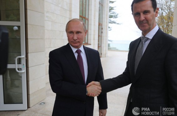 Բաշար Ասադը Պուտինին նկար է նվիրել. Պեսկով