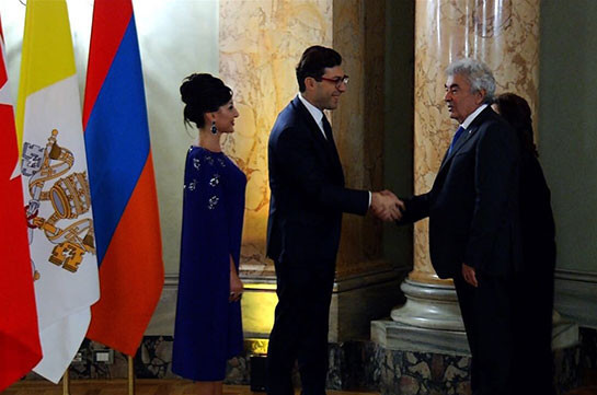 Պաշտոնական ընդունելություն` Սուրբ Աթոռում ՀՀ դեսպանության կողմից