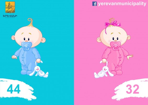 Մայրաքաղաքում ծնվել է 76 երեխա