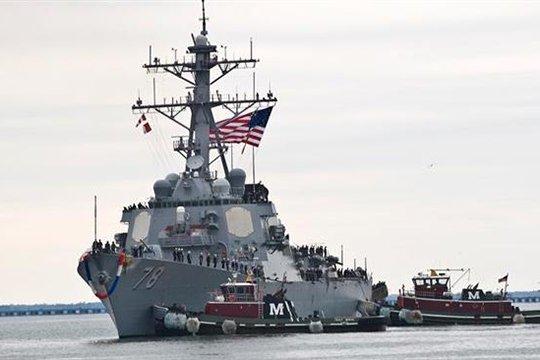 Ամերիկյան ականակիր նավը մուտք է գործել Սև ծով