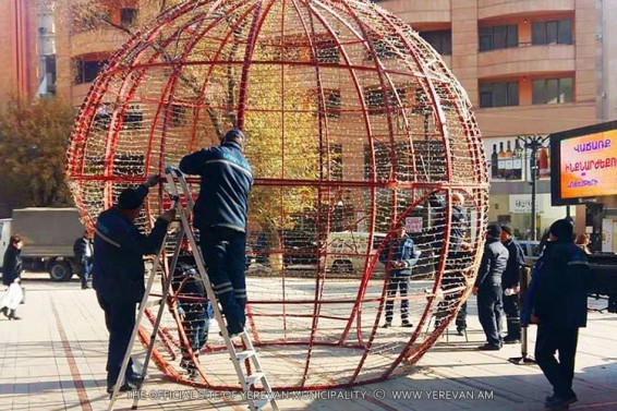 Ամենօրյա աշխատանքներ՝ Երևանի արտաքին լուսավորության ցանցում