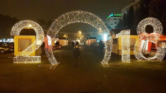 Столица Арцаха – Степанакерт – готовится встретить 2018 год в праздничном убранстве