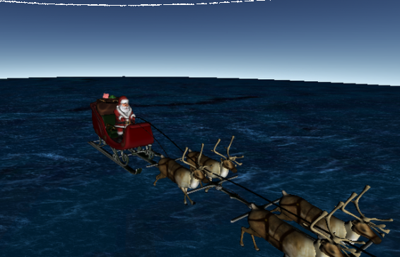 Video. NORAD Tracks Santa ամանորի ծրագիրը գործարկել է նոր տեխնոլոգիաներ