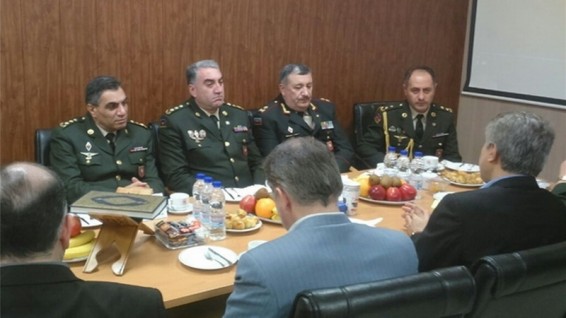 Визит военной делегации Азербайджанской Республики в кардиологоческую больницу Джамаран в Тегеране.
