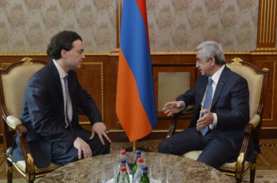 Նախագահն ընդունել է աշխարհահռչակ դաշնակահար Եվգենի Կիսինին