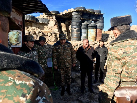 Photo. Սամվել Սարգսյանը նախատոնական այց է կատարել Վայոց Ձորի սահմանները անառիկ պահող դիրքապահներին
