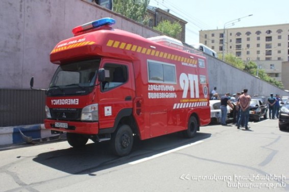 Վթար Սուրբ Սարգիս եկեղեցու ավտոկայանատեղիի մոտ