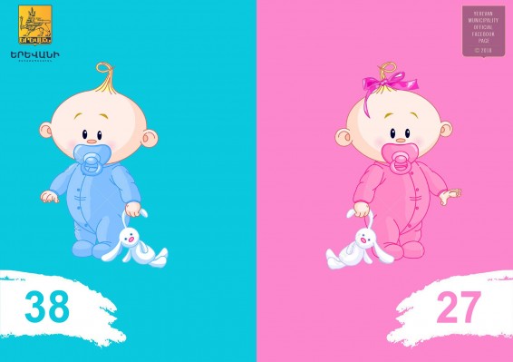 Մայրաքաղաքում ծնվել է 65 երեխա