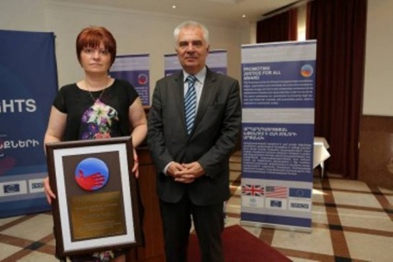 Դատավորը պարգևատրվեց «Արդարության բոլորի համար» մրցանակով