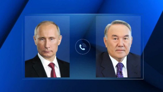Путин и Назарбаев обсудили урегулирование в Сирии