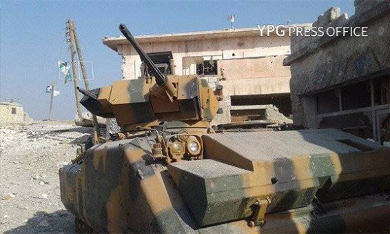 Сирийские курды захватили БМП турецких войск