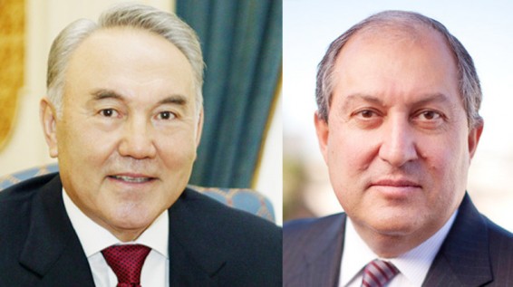 Նազարբաևը շնորհավորել է Արմեն Սարգսյանին