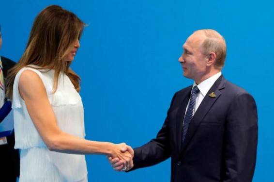 Պուտինը պատմել է՝ ինչպես է G20-ի ընթրիքի ժամանակ «գլուխ գովացել» Մելանյա Թրամփի մոտ