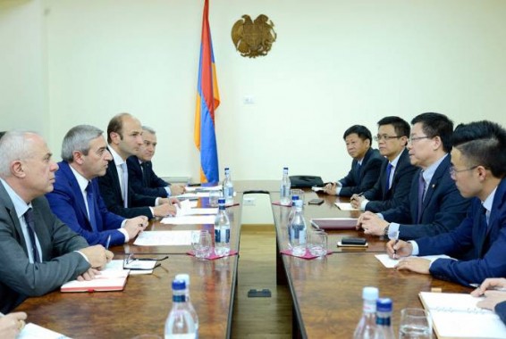 Վահան Մարտիրոսյանը չինական ընկերության հետ քննարկել է «Հյուսիս-հարավ» ծրագրի ընթացքը