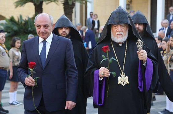 Բակո Սահակյանն Անթիլիասում մասնակցել է Անկախության հուշակոթողի բացմանը