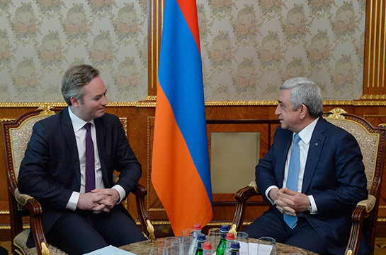 Սերժ Սարգսյանն ու Ժան-Բատիստ Լըմուանը քննարկել են ԼՂ հիմնախդրի կարգավորման բանակցային գործընթացը