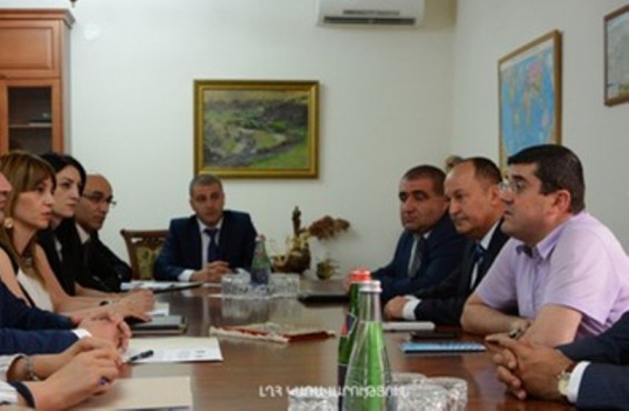 Արայիկ Հարությունյանն ընդունել է ՀՀ ՏՄՊՊՀ նախագահ Արտակ Շաբոյանի գլխավորած պատվիրակությանը