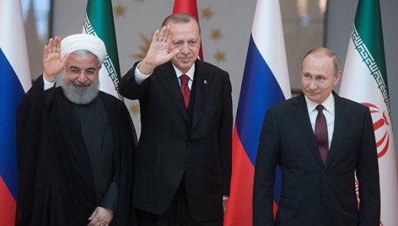 Лидеры РФ, Ирана и Турции приняли заявление по итогам переговоров в Анкаре