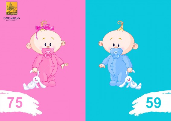 Մայրաքաղաքում ծնվել է 134 երեխա