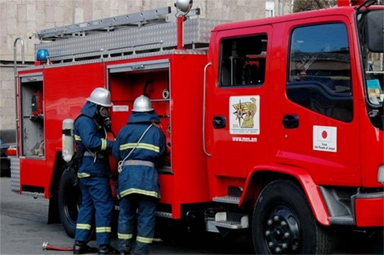 Հրդեհ բուլդոզերում