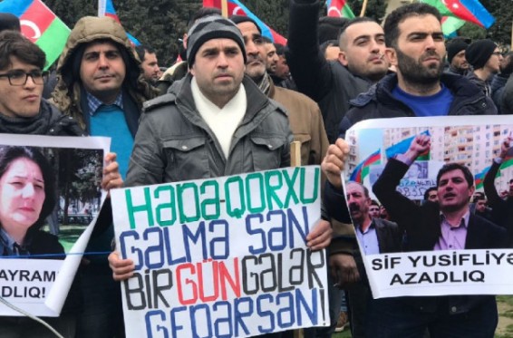 Ադրբեջանում բողոքի ցույցեր են անցկացվում՝ նախագահական ընտրությունների արդյունքների կեղծման դեմ