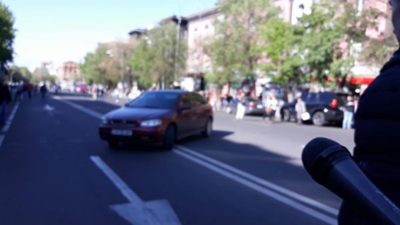 Վարորդը ցանկանում էր վրաերթի ենթարկել ցուցարարներին