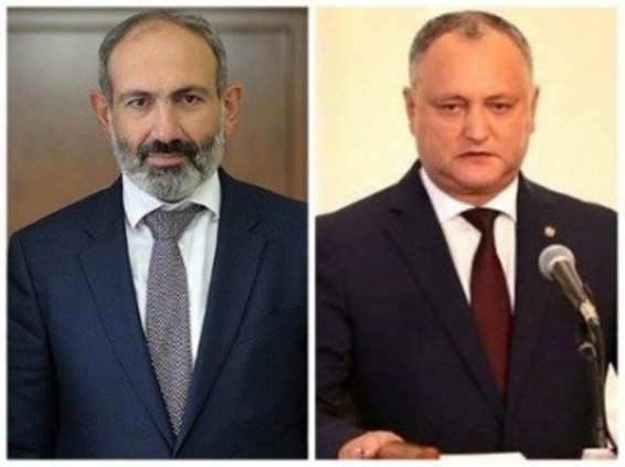 Video. Նիկոլ Փաշինյանը հանդիպում է Մոլդովայի վարչապետ Իգոր Դոդոնի հետ