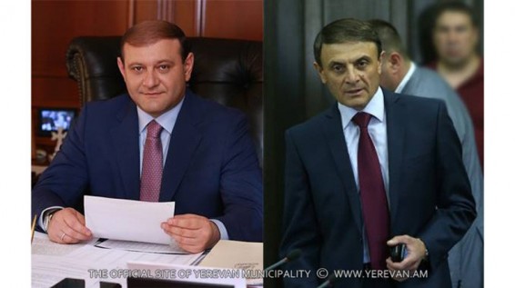 Тарон Маргарян и Валерий Осипян обсудили ситуацию в мэрии Еревана