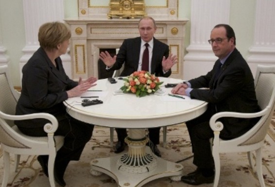 Պուտինը, Օլանդը եւ Մերկելը քննարկել են Ուկրաինան