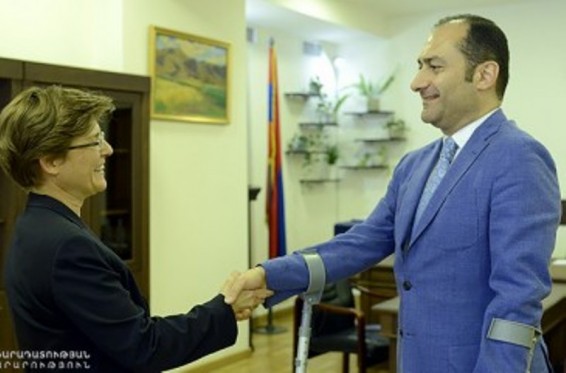 Արդարադատության նախարարը և GIZ հայաստանյան գրասենյակի ներկայացուցիչներն անդրադարձել են նոտարական ոլորտի բարելավման հարցերին