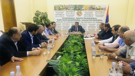 Պտուղ-բանջարեղեն վերամշակող ընկերությունների ներկայացուցիչների առաջարկները՝ գյուղնախարարին