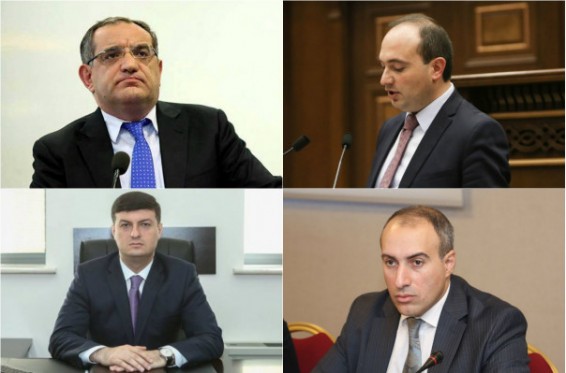Արթուր Հովհաննիսյանը, Վիգեն Քոչարյանը, Սուրեն Քրմոյանը և Արտակ Ասատրյանը նշանակվել են արդարադատության նախարարի տեղակալներ