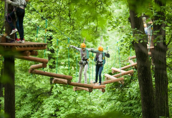В Армении открылся новый парк приключений - Rope Park