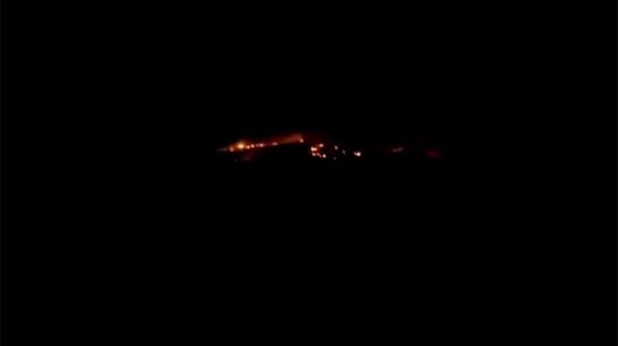 Минобороны Армении обнародовало кадры пожара на боевой позиции ВС Азербайджана