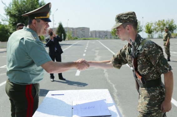 Տեղի է ունեցել ՌԴ ռազմաուսումնական հաստատություններ ընդունված կուրսանտների երդման արարողություն