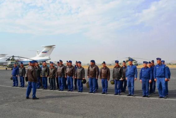 «Էրեբունի» ավիացիոն ռազմաբազայի օդաչուները պայմանական հակառակորդի կրակային խոցման առաջադրանքներ են կատարել
