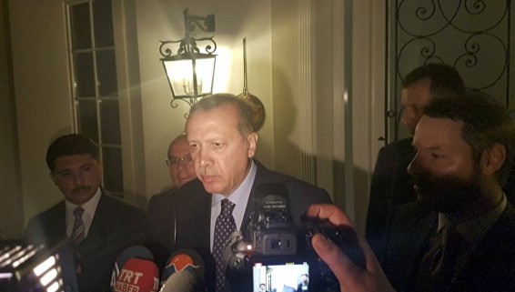 Эрдоган заявил, что атаковавший Анкару вертолет участников переворота сбит