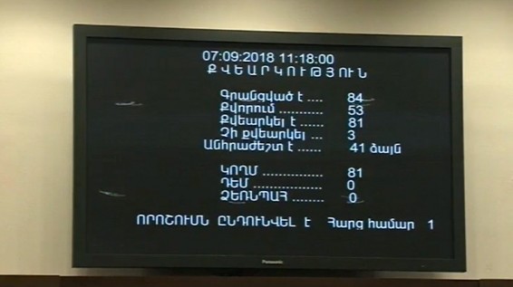 Ընտրակեղծարարության պատիժը խստացնողն օրինագիծն ամբողջությամբ ընդունվեց