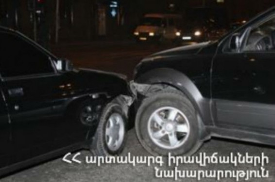 ՃՏՊ Բաղրամյան պողոտայի և Օրբելու փողոցի խաչմերուկում. կա տուժած