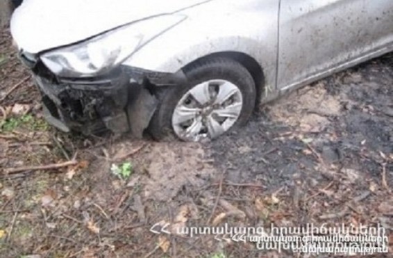 «Սուրբ Հովհաննես» մատուռ տանող ավտոճանապարհին մեքենան սահել է դեպի սարալանջը